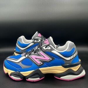 New Balance 9060 Blue Oasis Real Pink Size 9